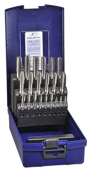 GOLIATH TAP HSS SET #6 UNC 1/2'' BOXED SET